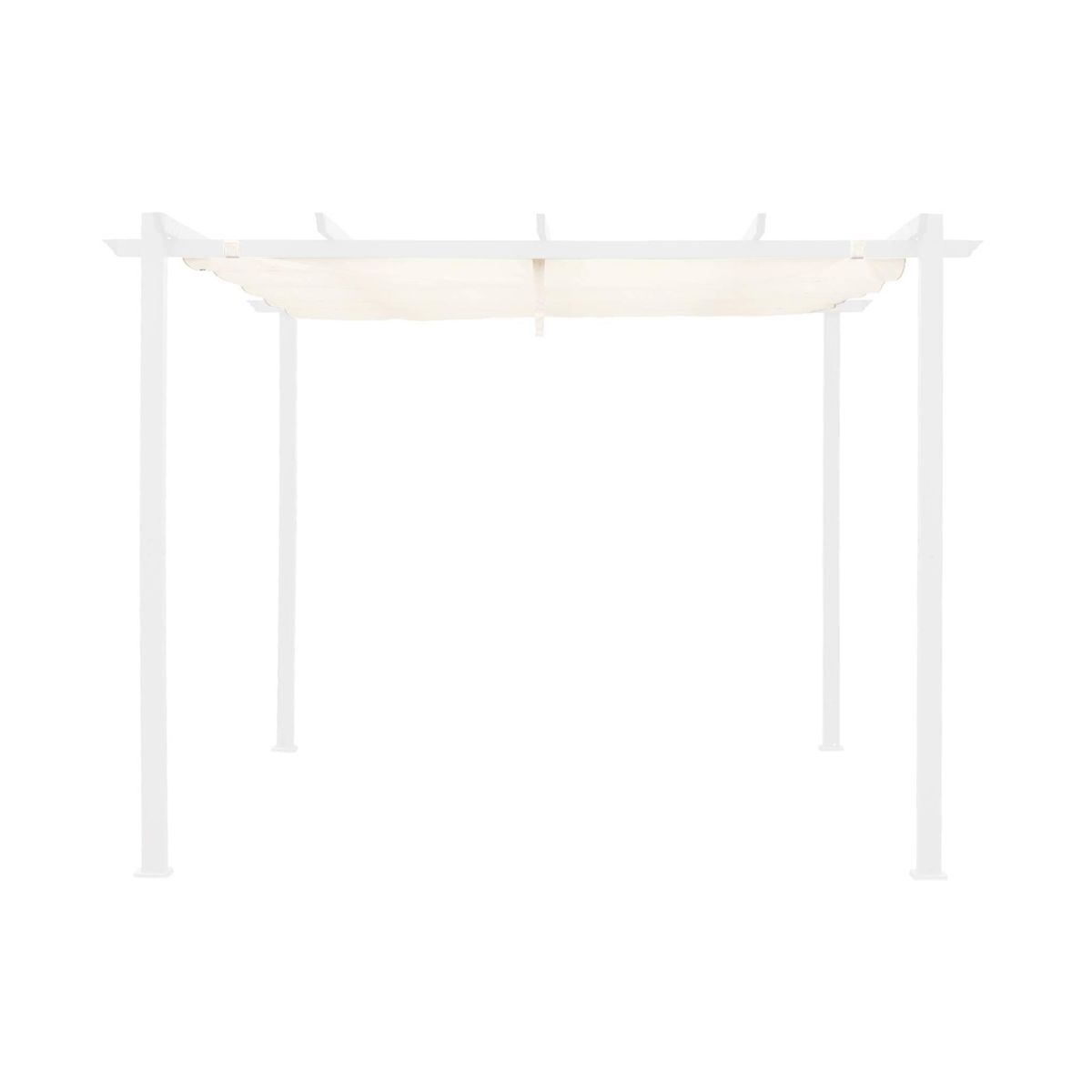 SWEEEK Toile de toit pour tonnelle 3x3m Isla - toile de rechange pergola, toile de remplacement