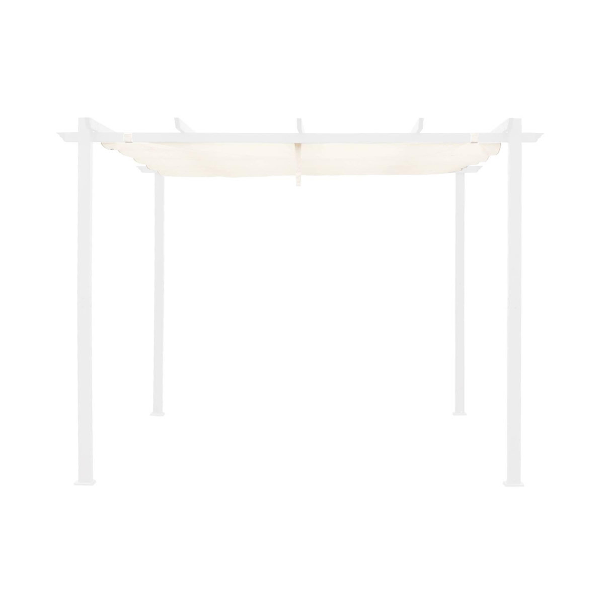 SWEEEK Toile de toit pour tonnelle 3x3m Isla - toile de rechange pergola, toile de remplacement