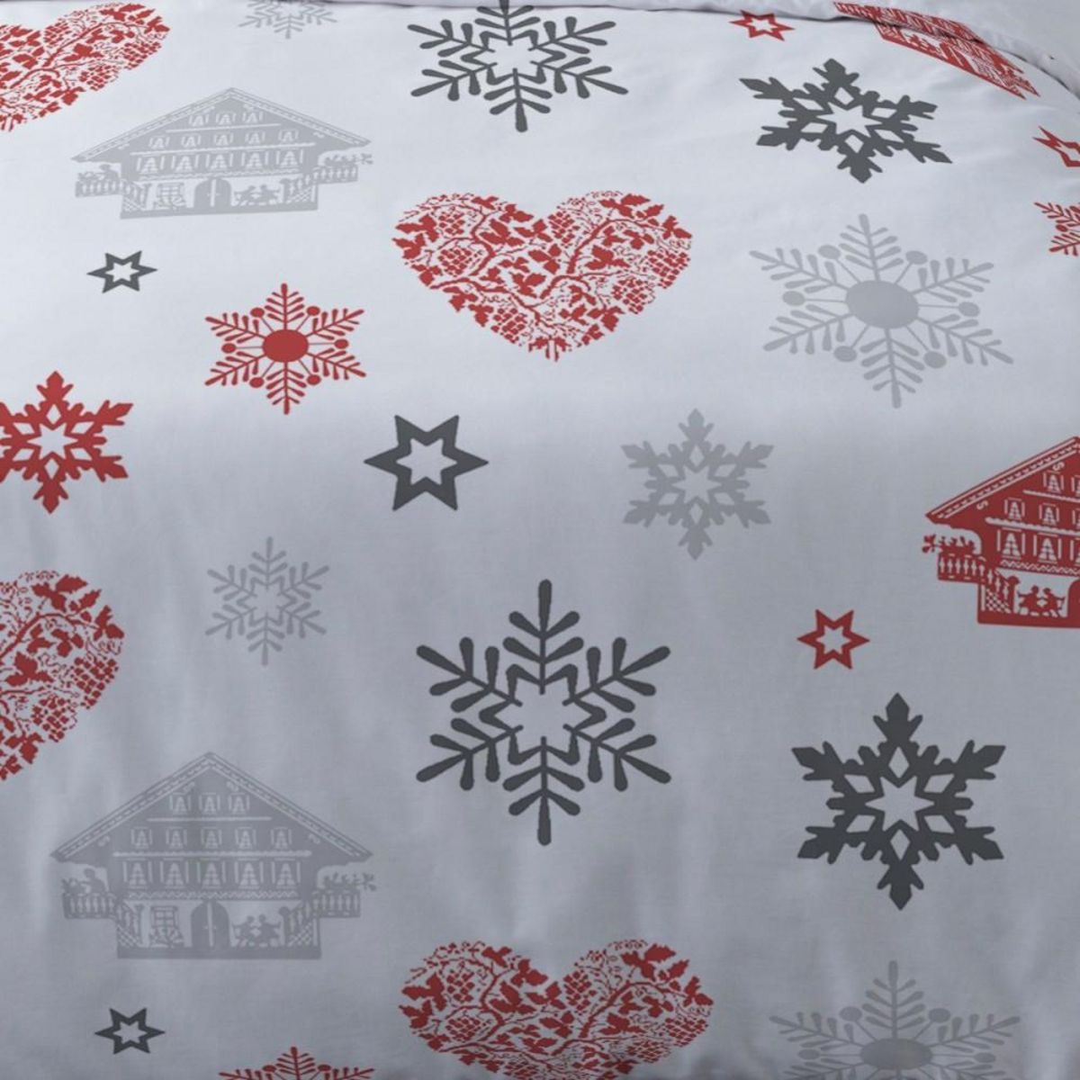 Dourev Housse de couette Flanelle 140x200 OANA + 1 taie