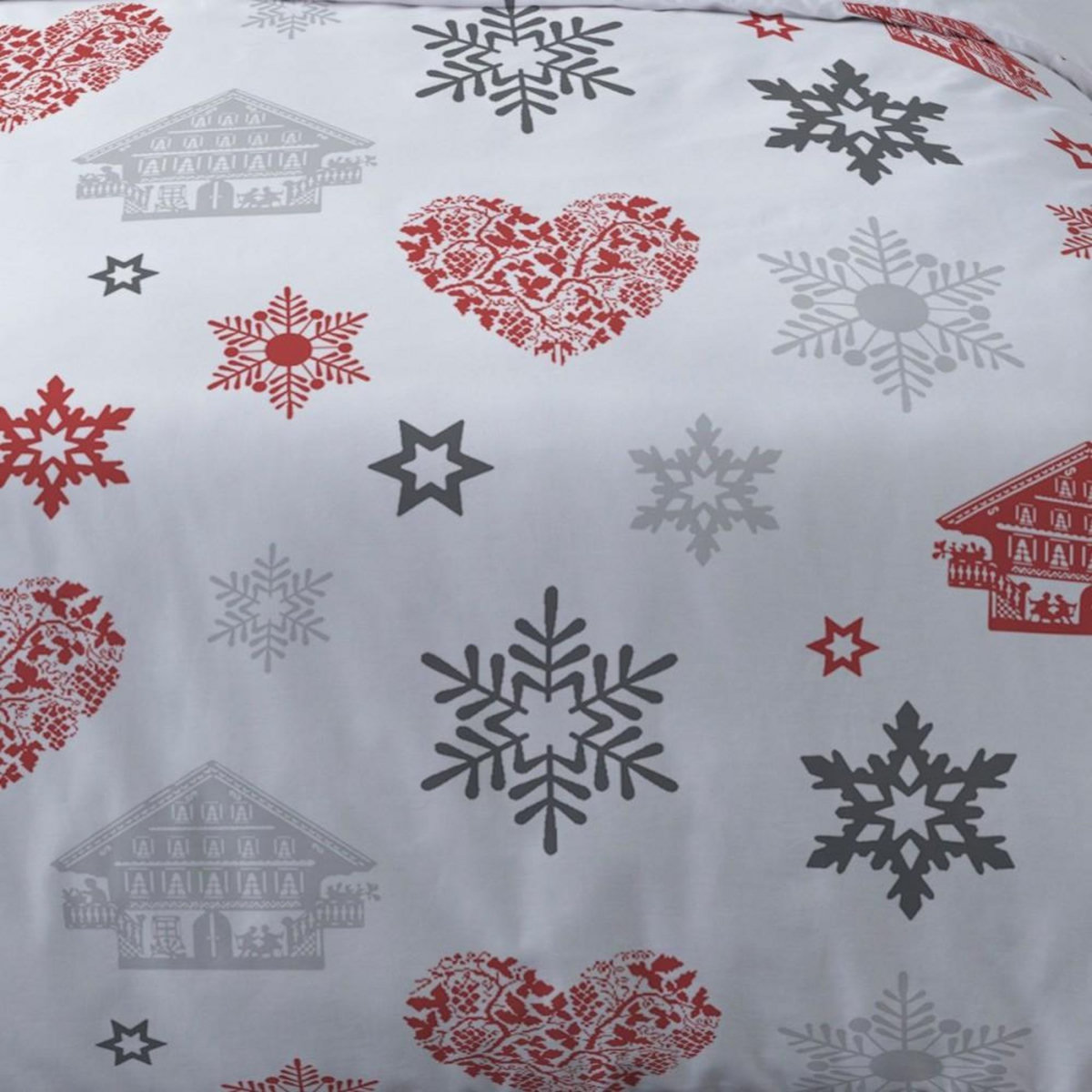 Dourev Housse de couette Flanelle 140x200 OANA + 1 taie