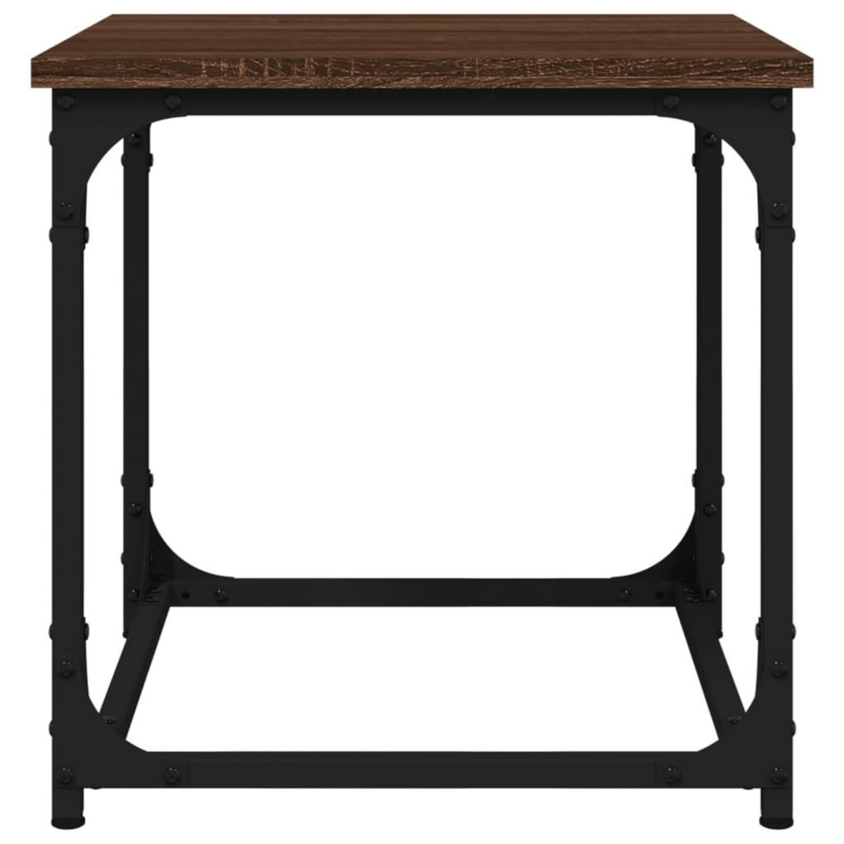 VIDAXL Table d'appoint Chene marron 40x40x40 cm Bois d'ingenierie