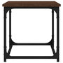 Voir la diapositive 5 : VIDAXL Table d'appoint Chene marron 40x40x40 cm Bois d'ingenierie