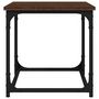 Voir la diapositive 5 : VIDAXL Table d'appoint Chene marron 40x40x40 cm Bois d'ingenierie