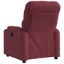 Voir la diapositive 5 : VIDAXL Fauteuil de massage inclinable electrique Rouge bordeaux Tissu