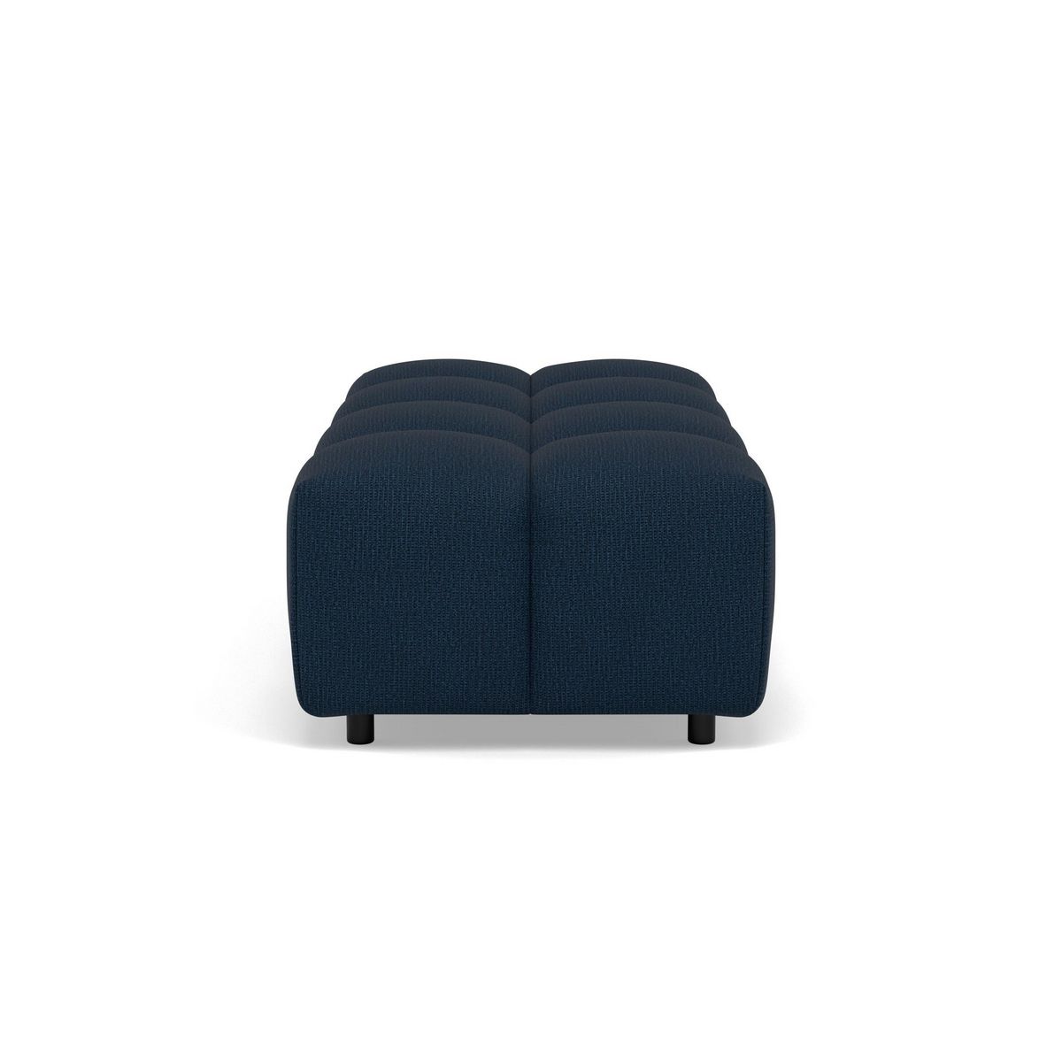 LISA DESIGN Adelaide - pouf en tissu texturé