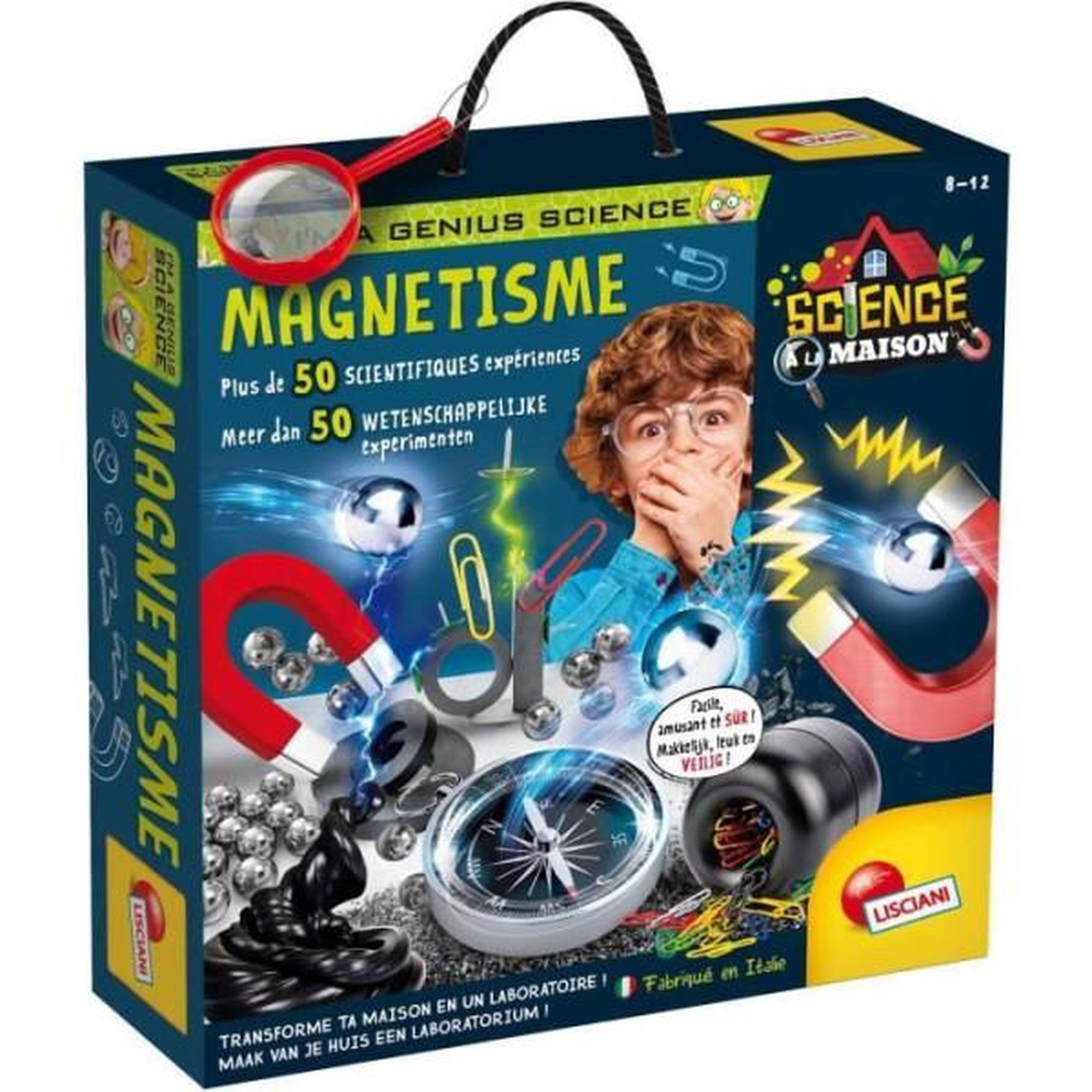 LISCIANI GIOCHI 50 expériences de magnétisme - Kit Scientifique - I'M A GENIUS