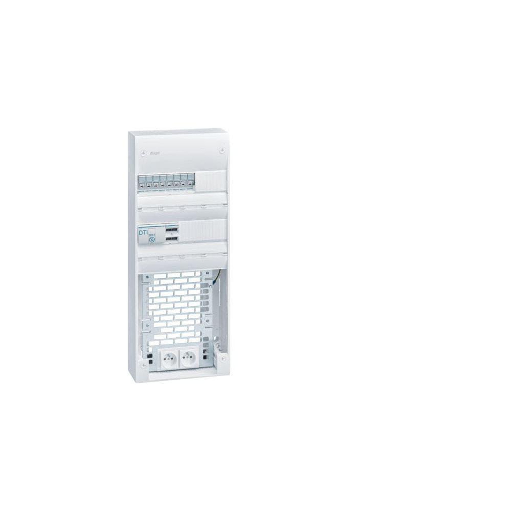 HAGER Coffret vdi 2 rangées 26 modules grade 3tv