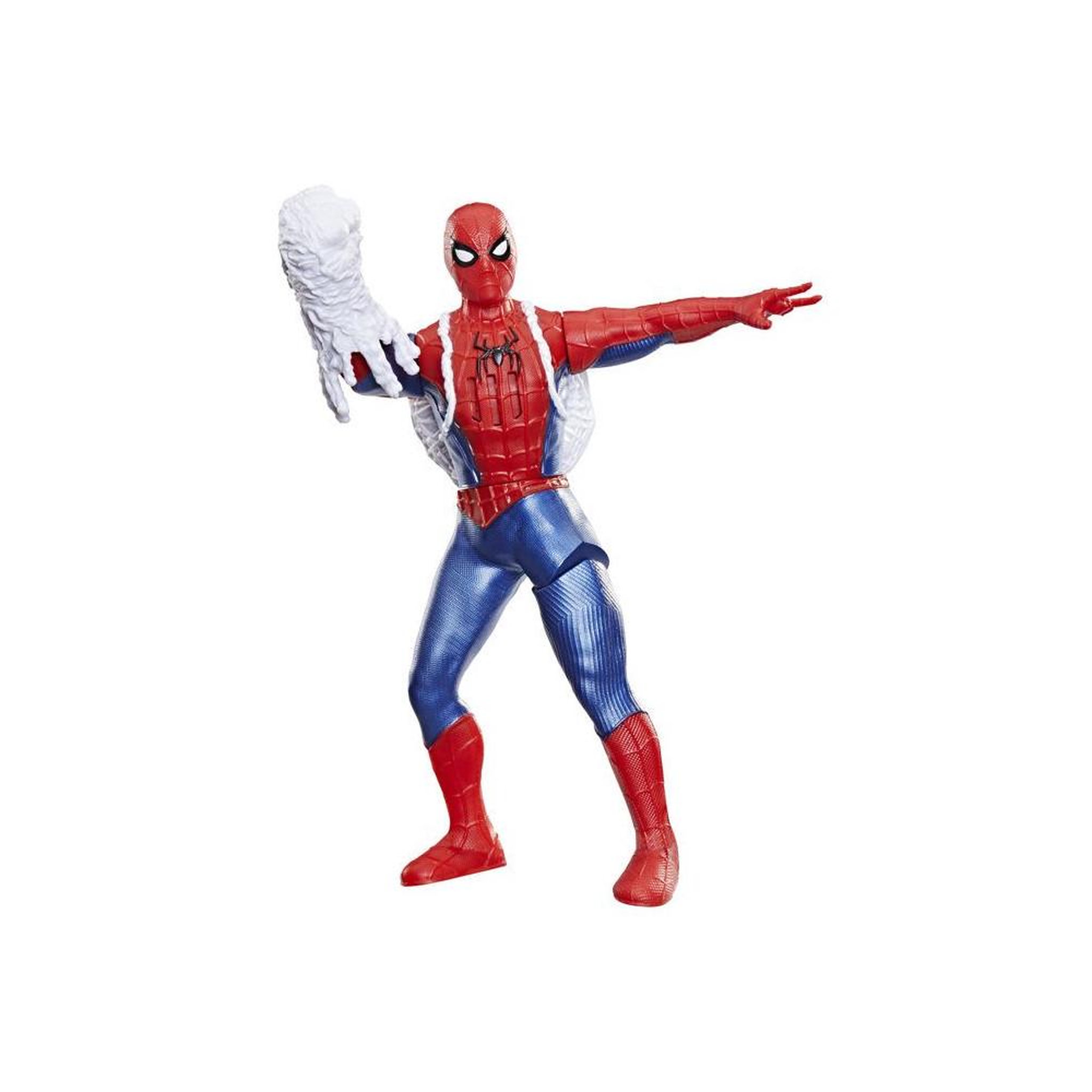 Voir la diapositive 2 : HASBRO Cd? Non — marvel spider-man action fx figurine électronique 15 cm avec effets sonores, coup de poing en toile, plastique rouge et bleu, dès 4 ans