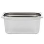 Voir la diapositive 6 : VIDAXL Récipients Gastronorm 4 pcs GN 1 3 150 mm Acier inoxydable