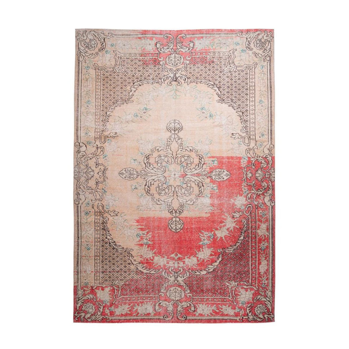 Paris Prix Tapis Imprimé Rétro Antique  Vintage  Rouge