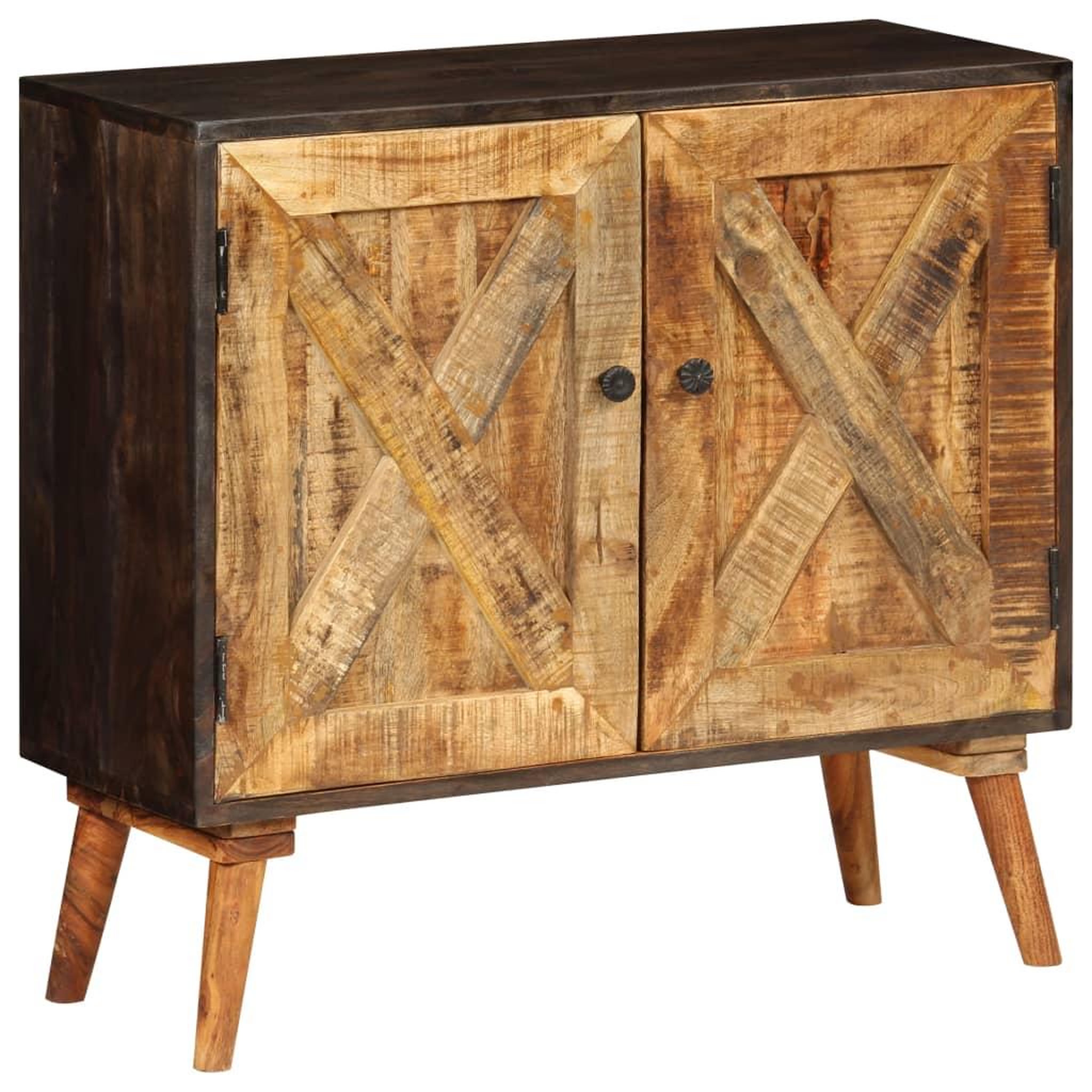 VIDAXL Buffet Bois de manguier massif 85x30x75 cm