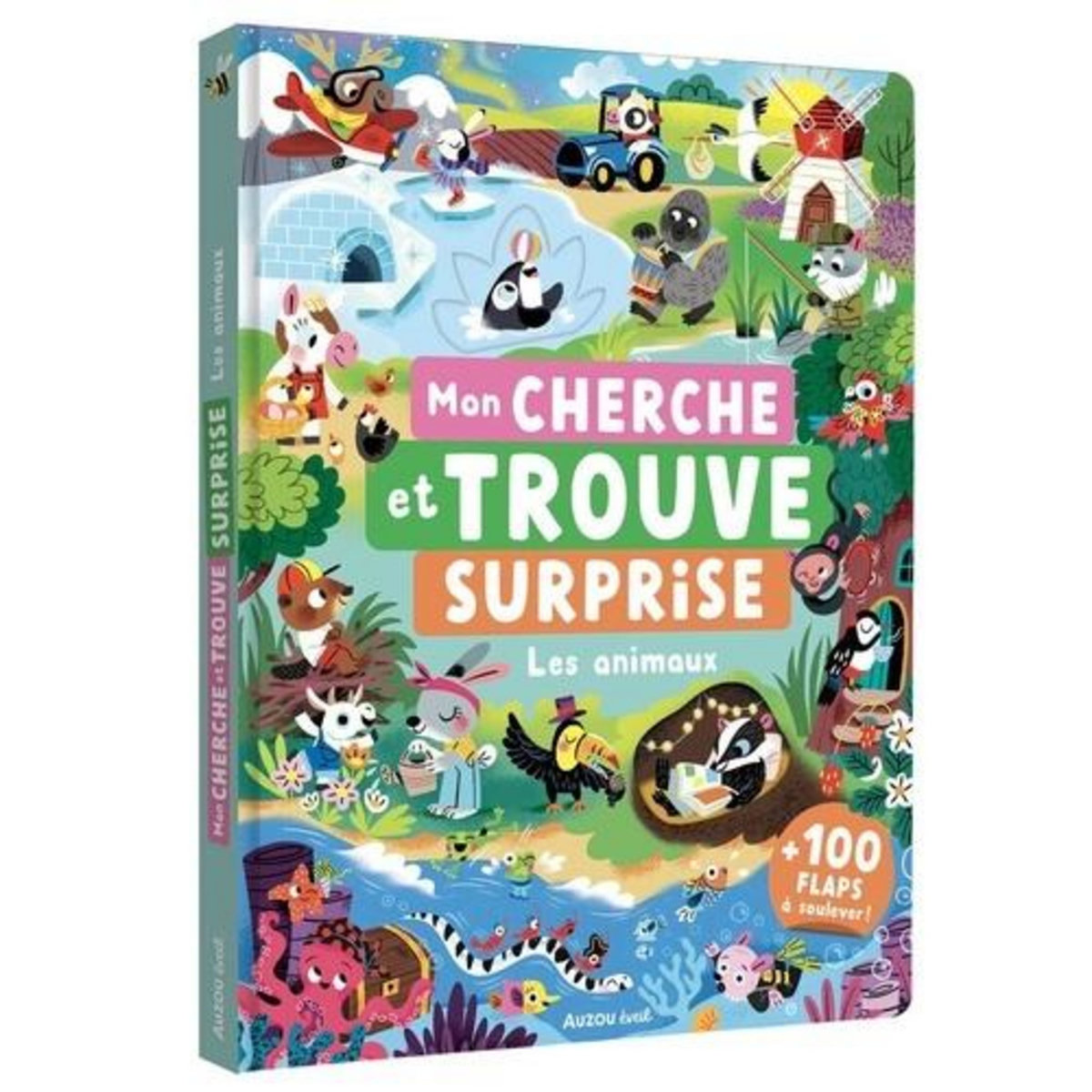 MON CHERCHE ET TROUVE SURPRISE LES ANIMAUX, Detner Malgorzata
