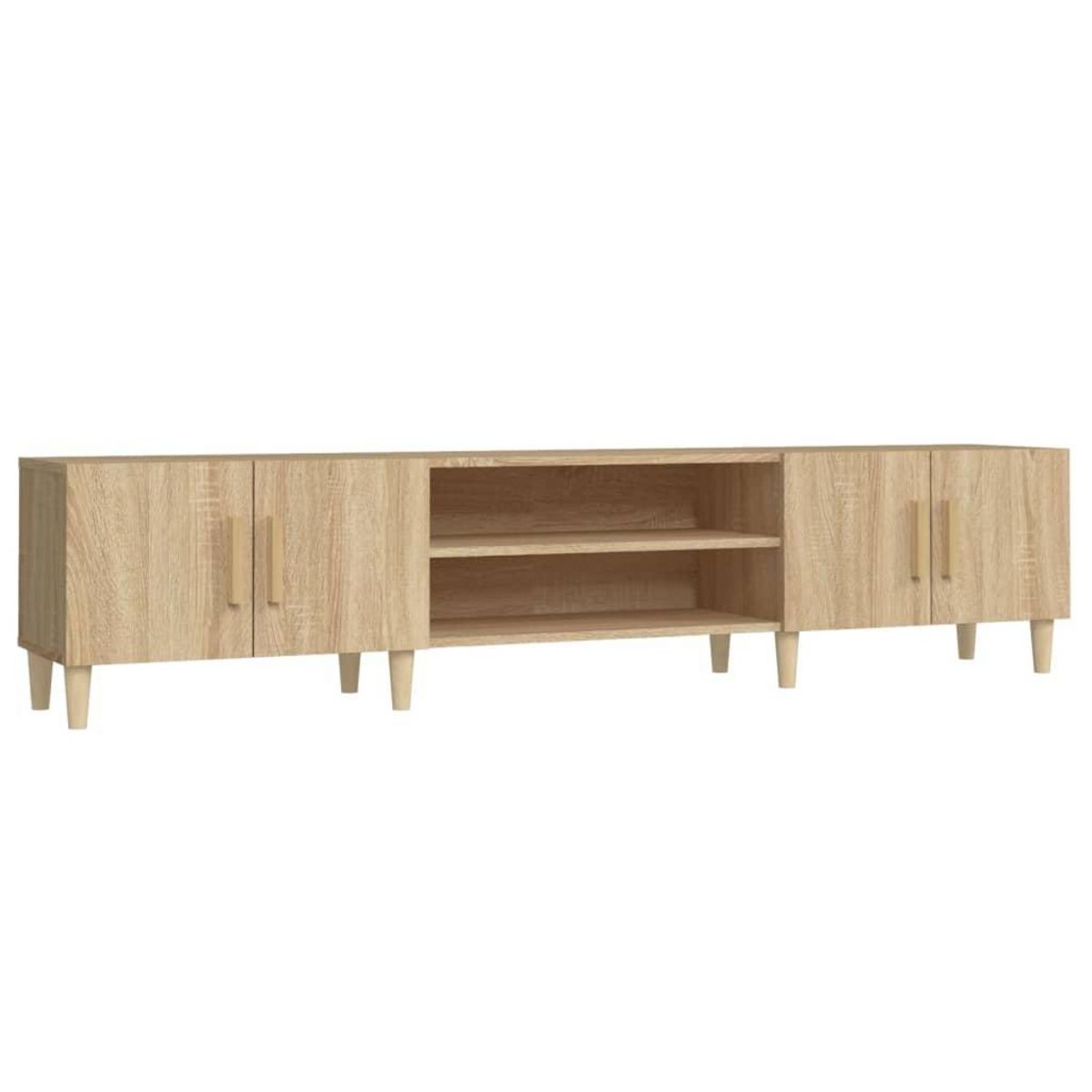 VIDAXL Meubles TV chene sonoma 180x31,5x40 cm bois d'ingenierie