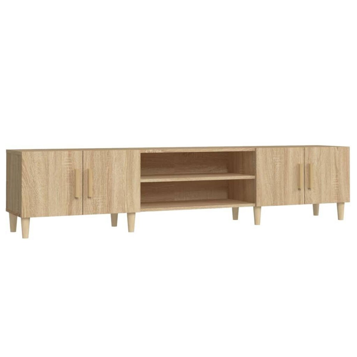 VIDAXL Meubles TV chene sonoma 180x31,5x40 cm bois d'ingenierie