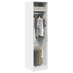 VIDAXL Garde-robe Blanc 50x50x200 cm Bois d'ingenierie