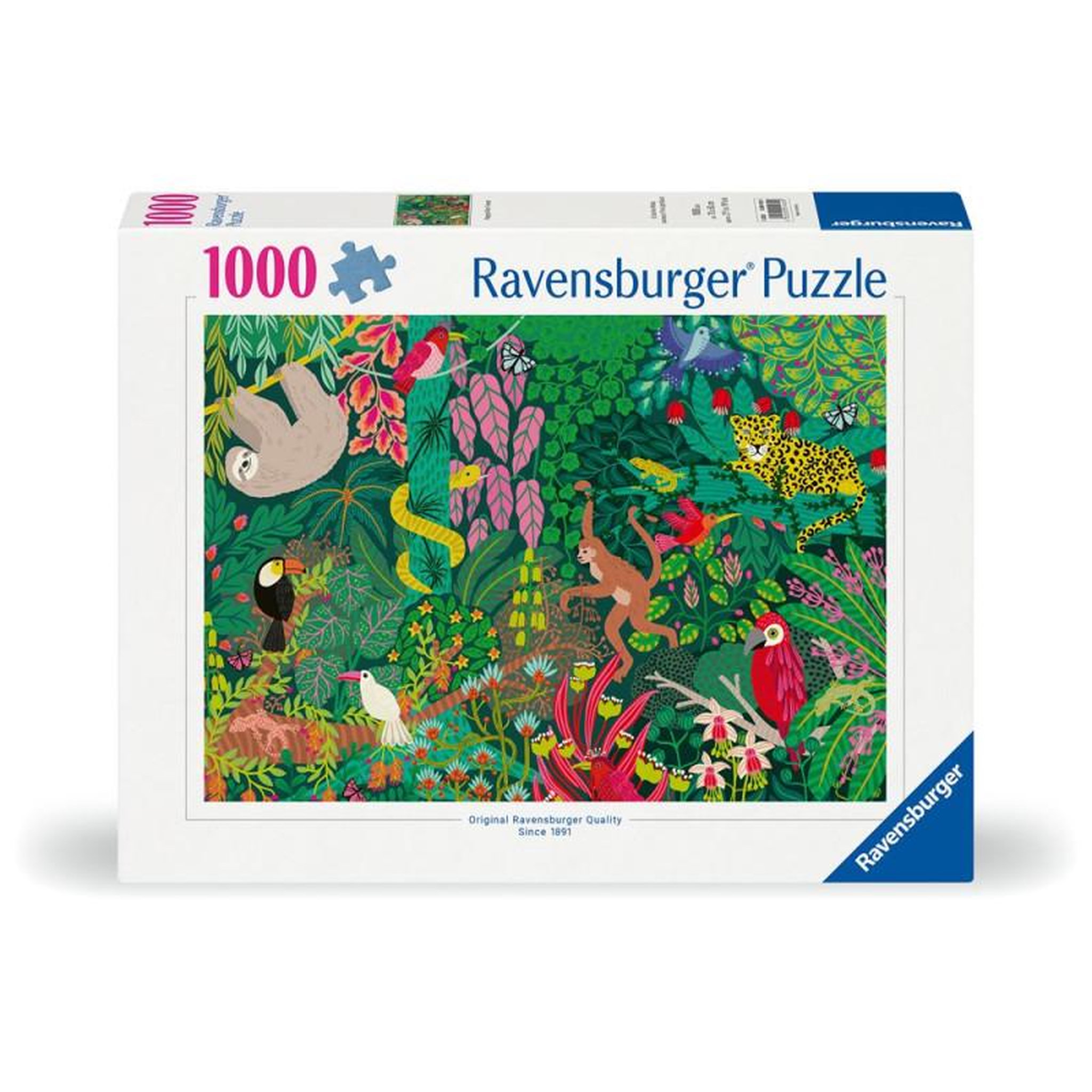 RAVENSBURGER Puzzle 1000 pièces Ravensburger Forêt tropicale magique
