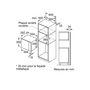 Voir la diapositive 3 : BOSCH Micro-ondes solo 20l 800w encastrable inox - BFL523MS1F