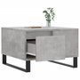 Voir la diapositive 4 : VIDAXL Table basse gris beton 55x55x36,5 cm bois d'ingenierie