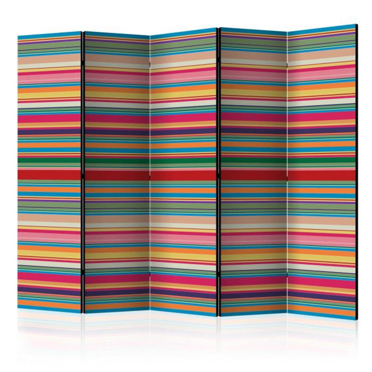 Paris Prix Paravent 5 Volets  Subdued Stripes  172x225cm