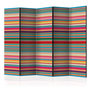 Voir la diapositive 1 : Paris Prix Paravent 5 Volets  Subdued Stripes  172x225cm