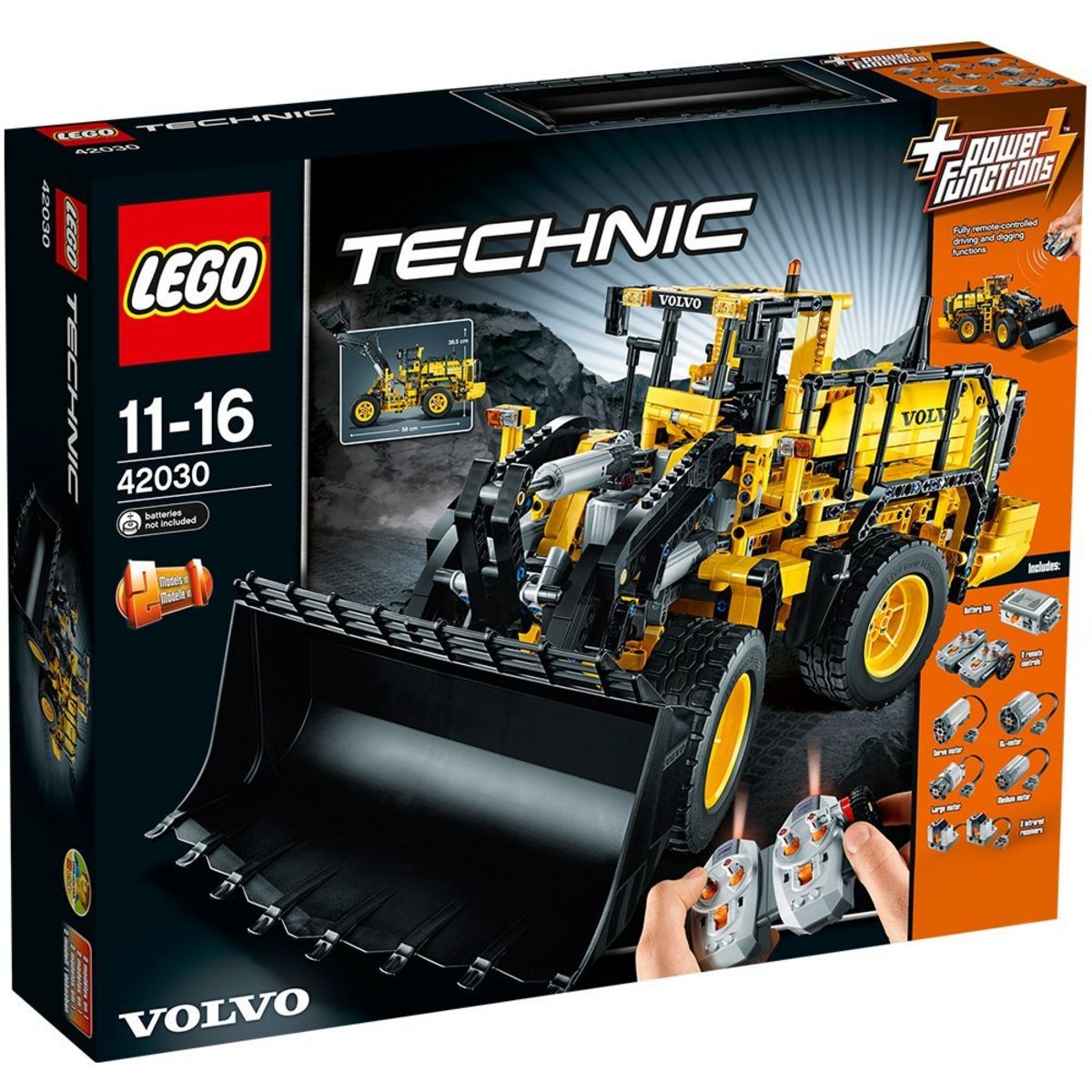 LEGO Technic 42030 - Chargeuse sur pneus télécommandée Volvo L350F