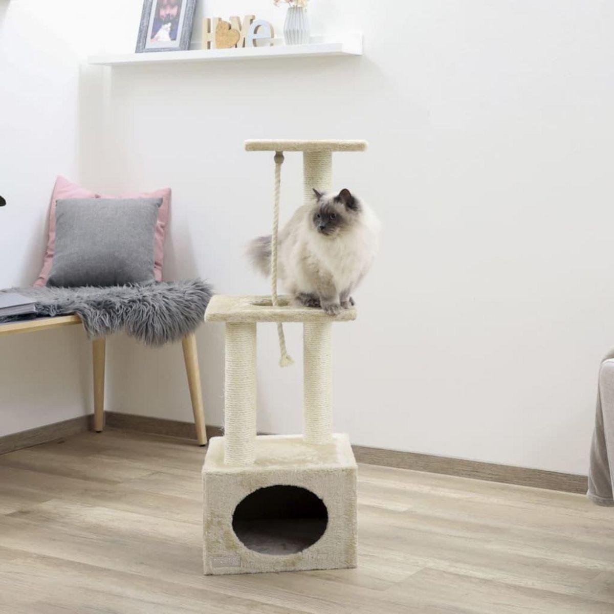 KERBL Kerbl Arbre a chat Platin Pro 106 cm Beige