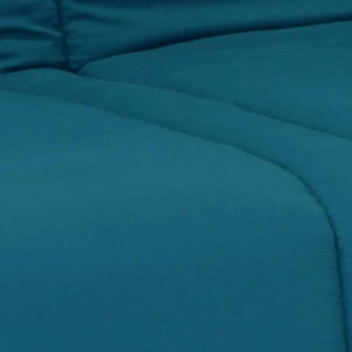 MARKET24 Banquette clic clac 3 places - Bleu canard - 100% coton - L 193 x P 92 cm - LENA