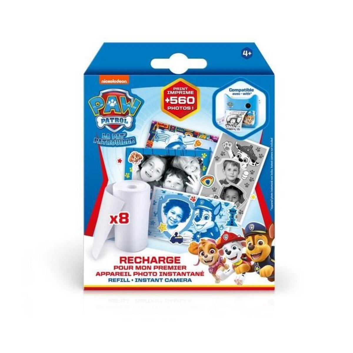 Canal Toys Canal Toys - Recharge Appareil Photo Instantané Pat'Patrouille - photo, selfie, vidéo