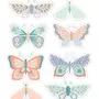 Artemio Lot stickers 3D lapins / papillons