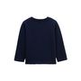 Voir la diapositive 2 : Petit Béguin Gilet enfant en tricot Céleste