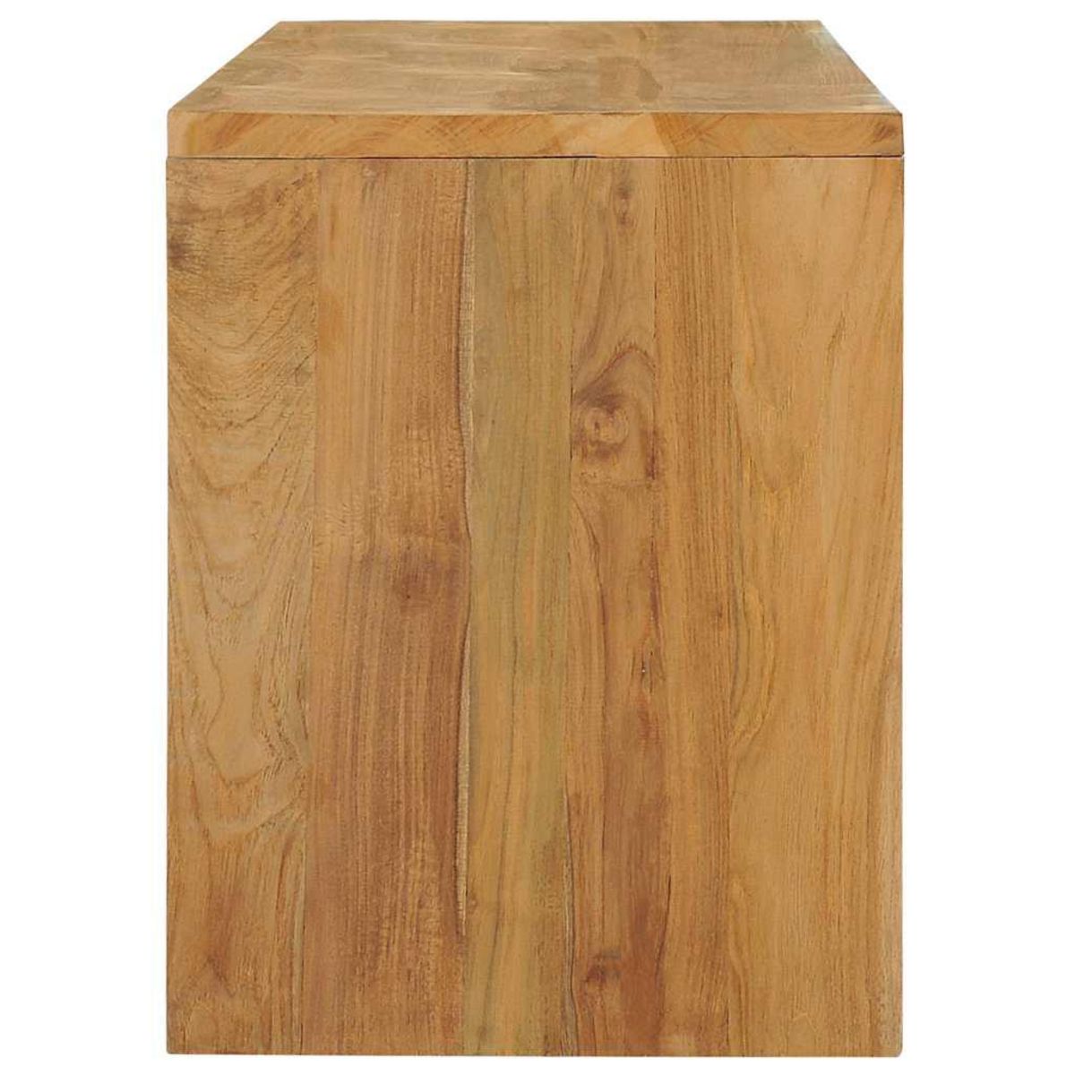 VIDAXL Meuble TV 100x35x45 cm Bois de teck massif