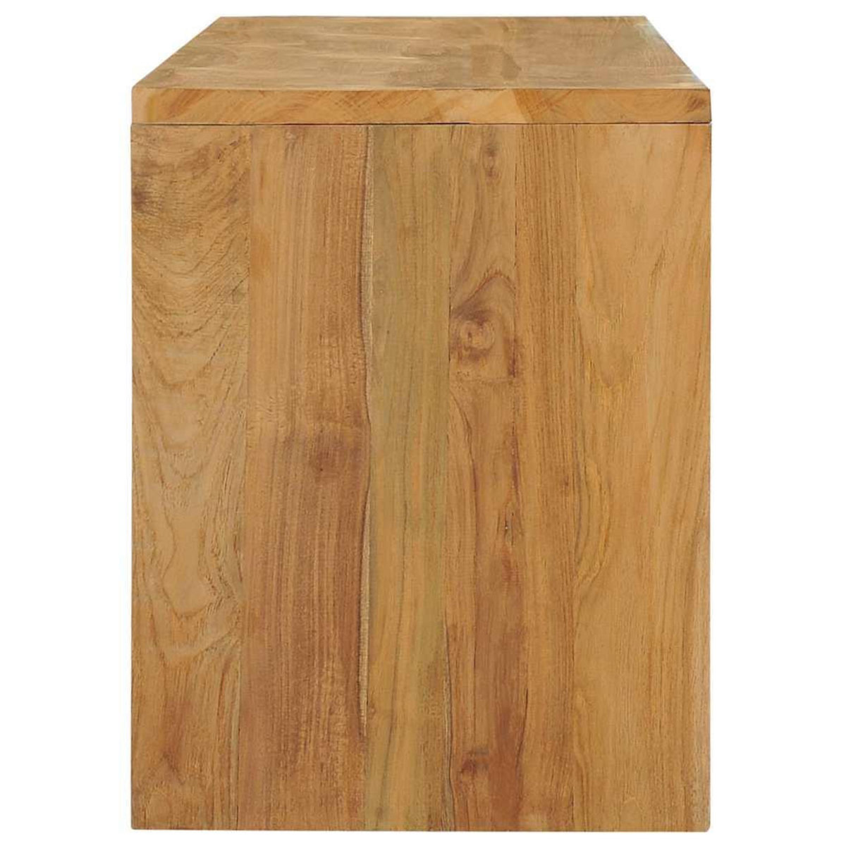 VIDAXL Meuble TV 100x35x45 cm Bois de teck massif