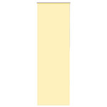 VIDAXL Store enrouleur occultant jaune largeur du tissu 80,7 cm