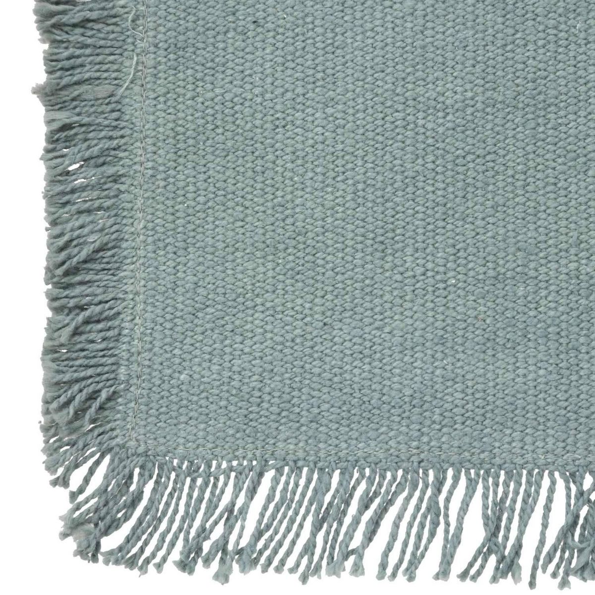 SECRET DE GOURMET Set de table Maha en coton - Longueur 45 cm x Largeur 30 cm - Céladon