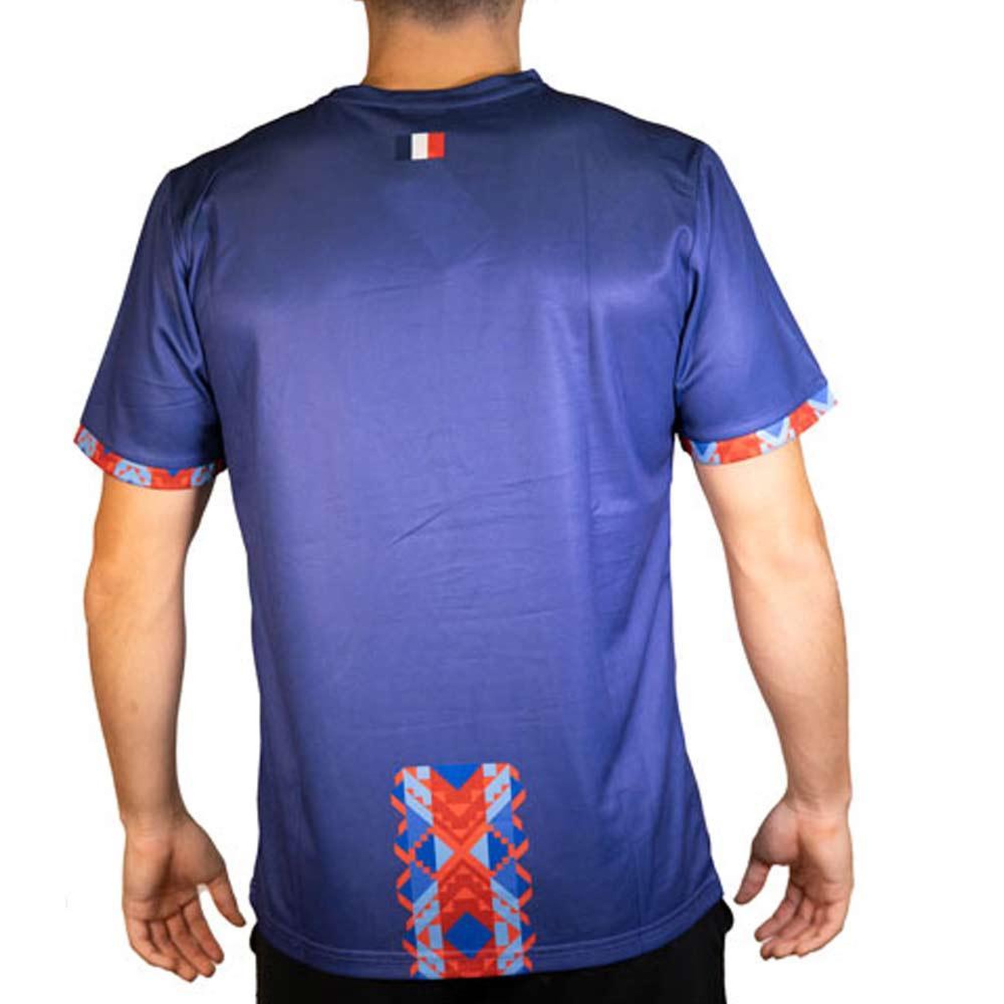 Voir la diapositive 2 : SPORTZONE Maillot de Football Bleu Sport Zone Paris 4009