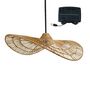 Voir la diapositive 1 : Lumisky Suspension solaire bohème MARBELLA Beige Jute H14cm