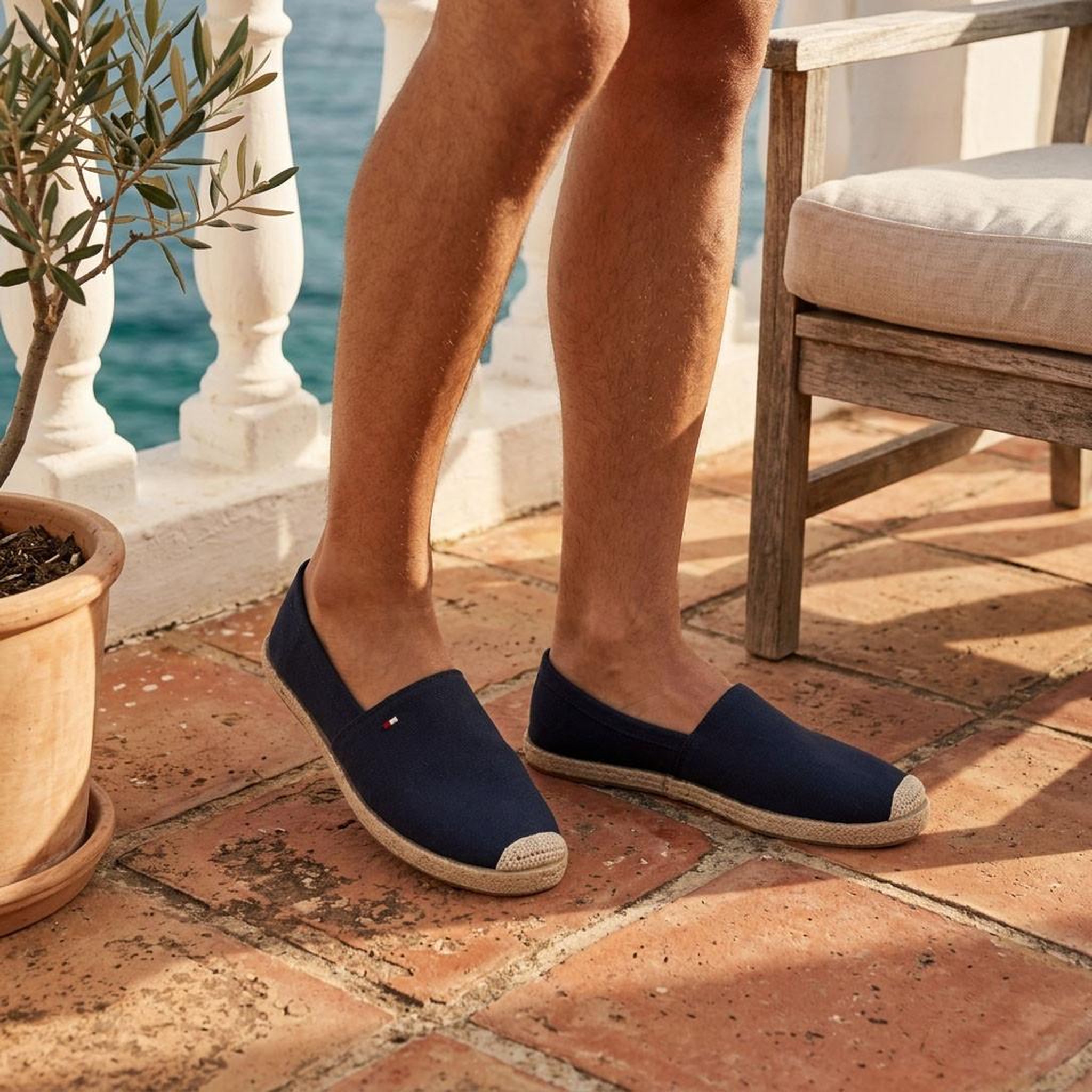 Voir la diapositive 2 : OZABI OZABI Espadrilles homme élégantes été slip-on style chic décontracté