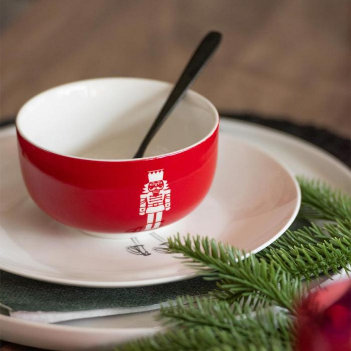 Paris Prix Lot de 4 Assiettes à Dessert  Après-Ski  20cm Blanc