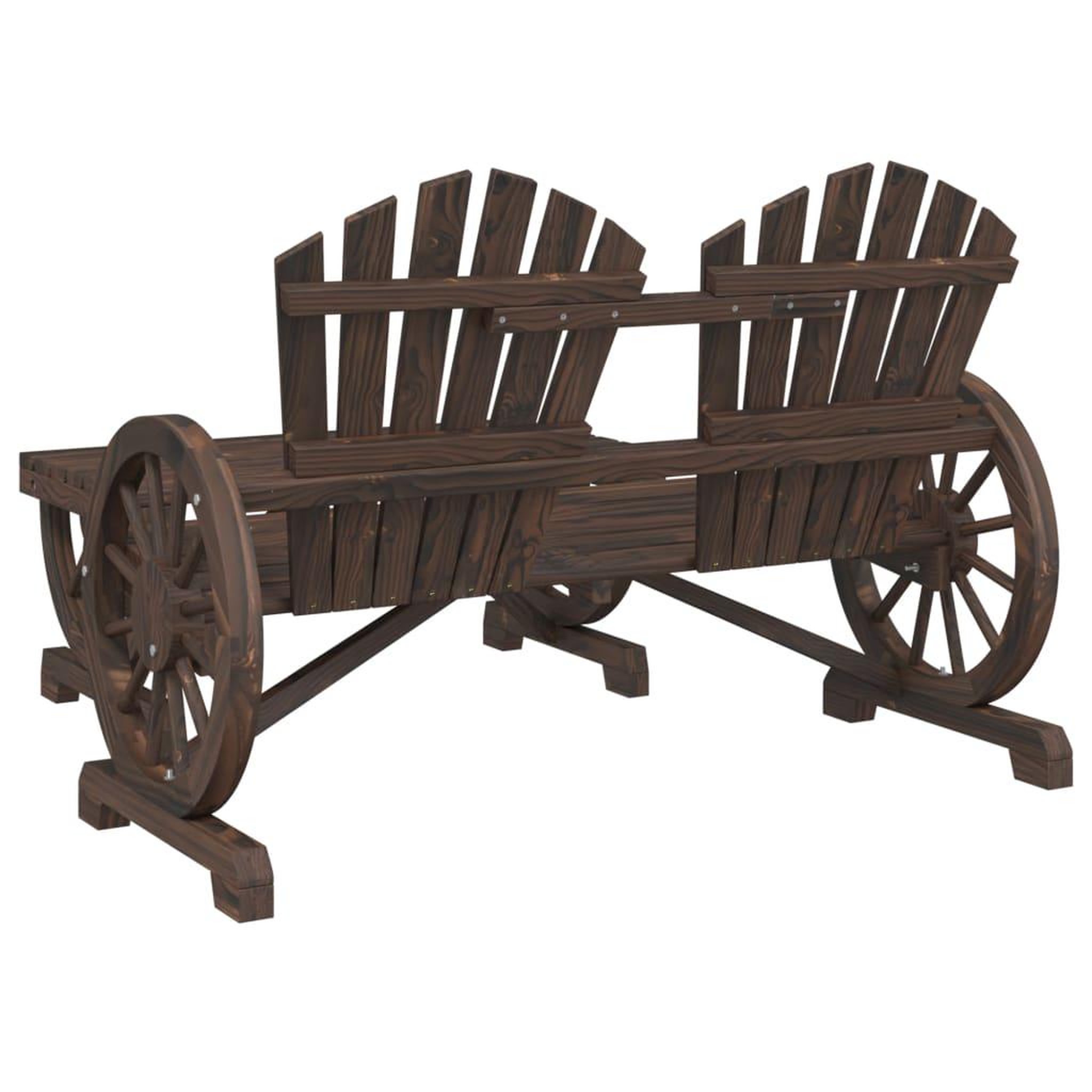 Voir la diapositive 5 : VIDAXL Salon de jardin 2 pcs bois de sapin massif