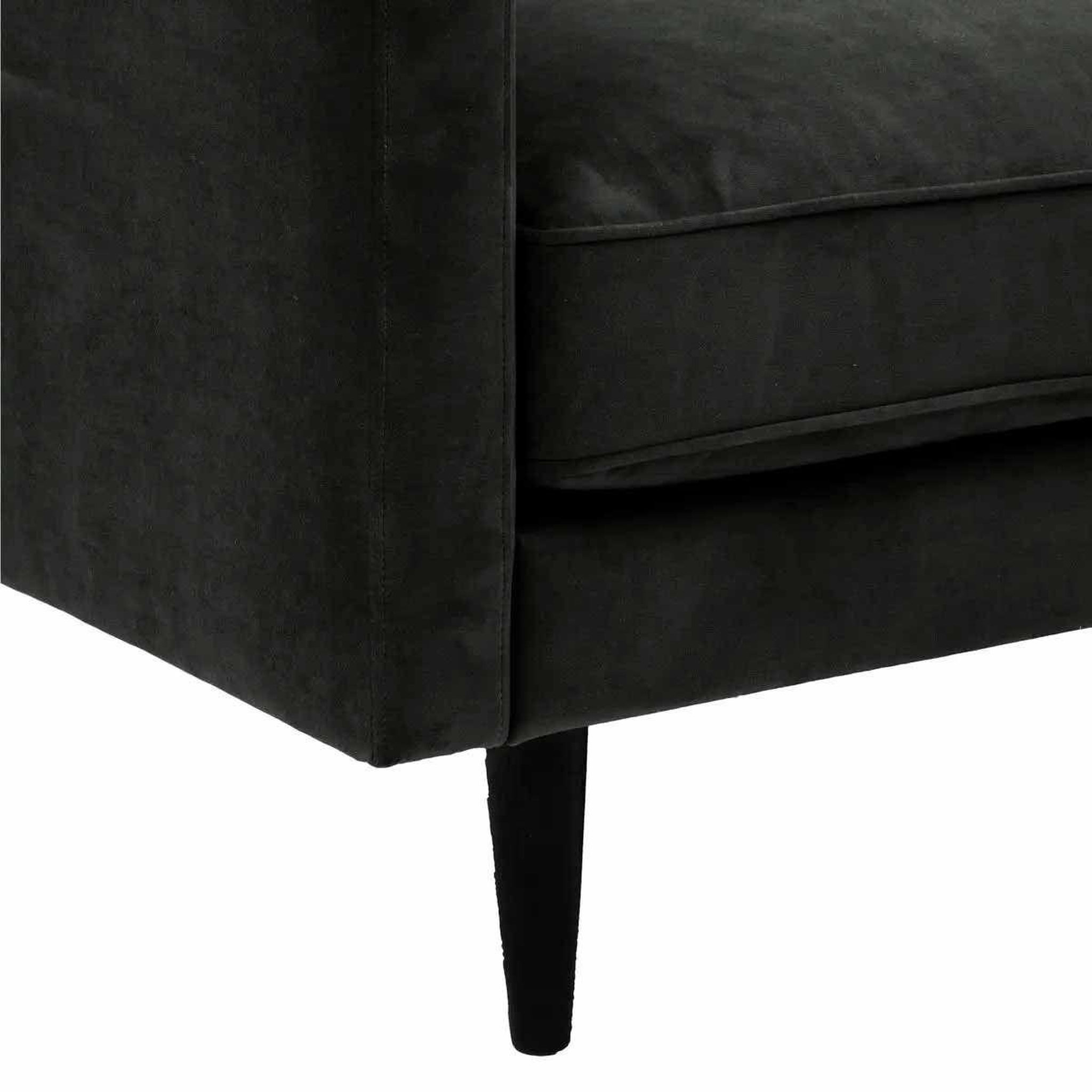 Voir la diapositive 3 : ATMOSPHERA Fauteuil xl velours  candice  110cm vert kaki