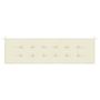 Voir la diapositive 4 : VIDAXL Coussin de banc de jardin creme 180x50x3 cm tissu oxford