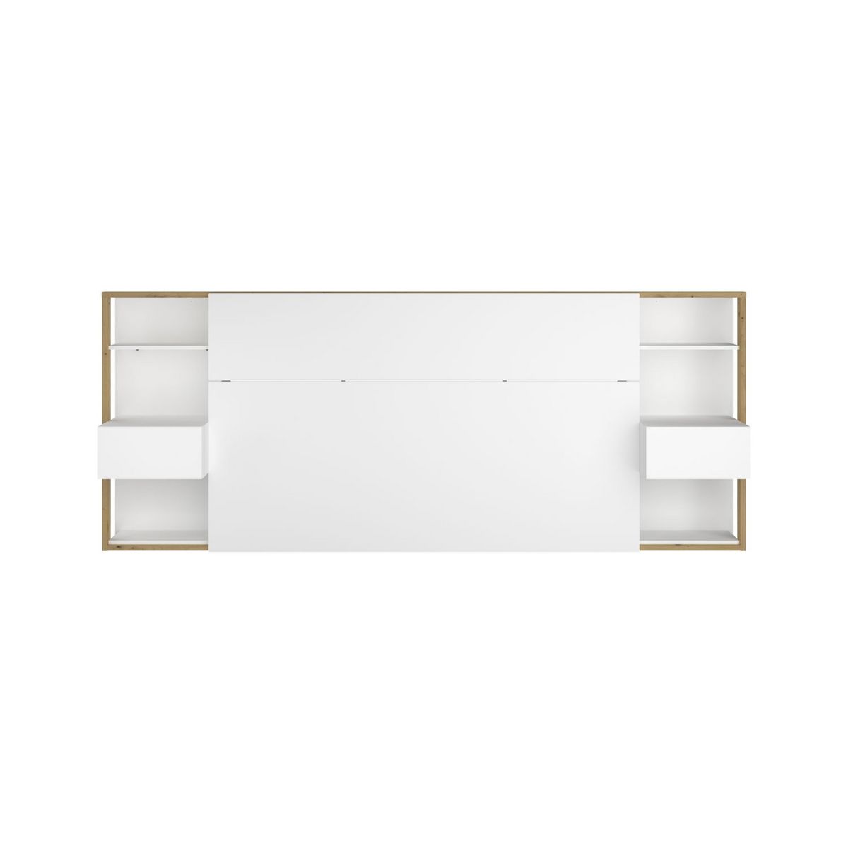 Tête de lit pour lit 140 ou 160 cm avec rangements PAM