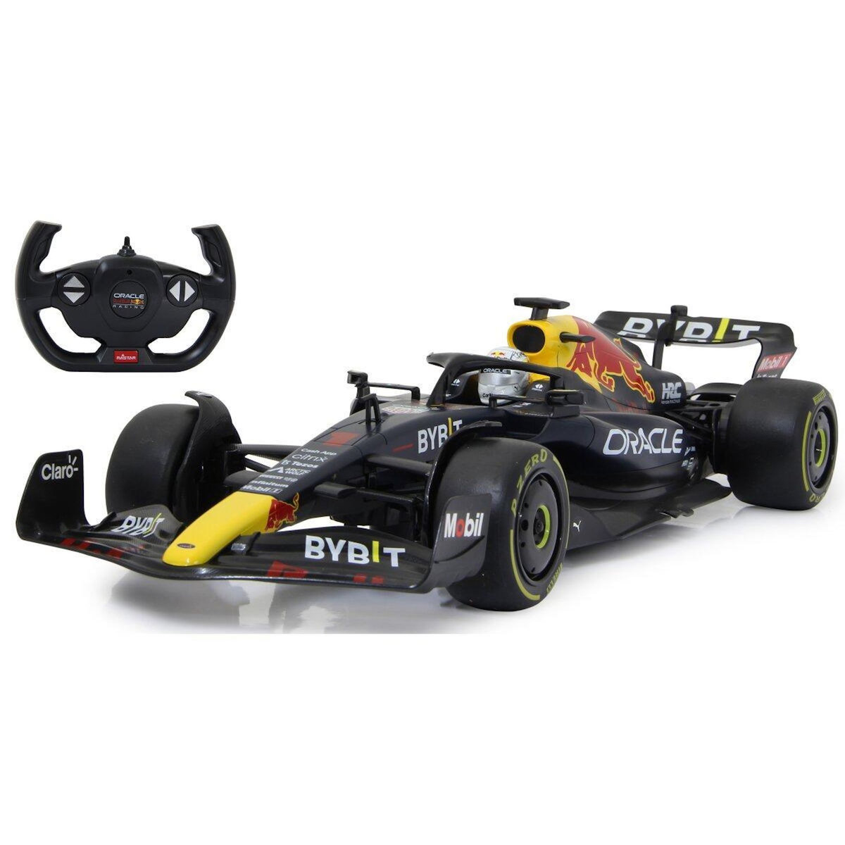 Jamara Voiture télécommandée Oracle Red Bull Racing RB18 1:12 bleu 2,4GHz