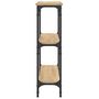 Voir la diapositive 5 : VIDAXL Table console chêne sonoma 100x22,5x75 cm bois d ingénierie