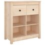 Voir la diapositive 2 : VIDAXL Buffet 70x35x80 cm Bois massif de pin