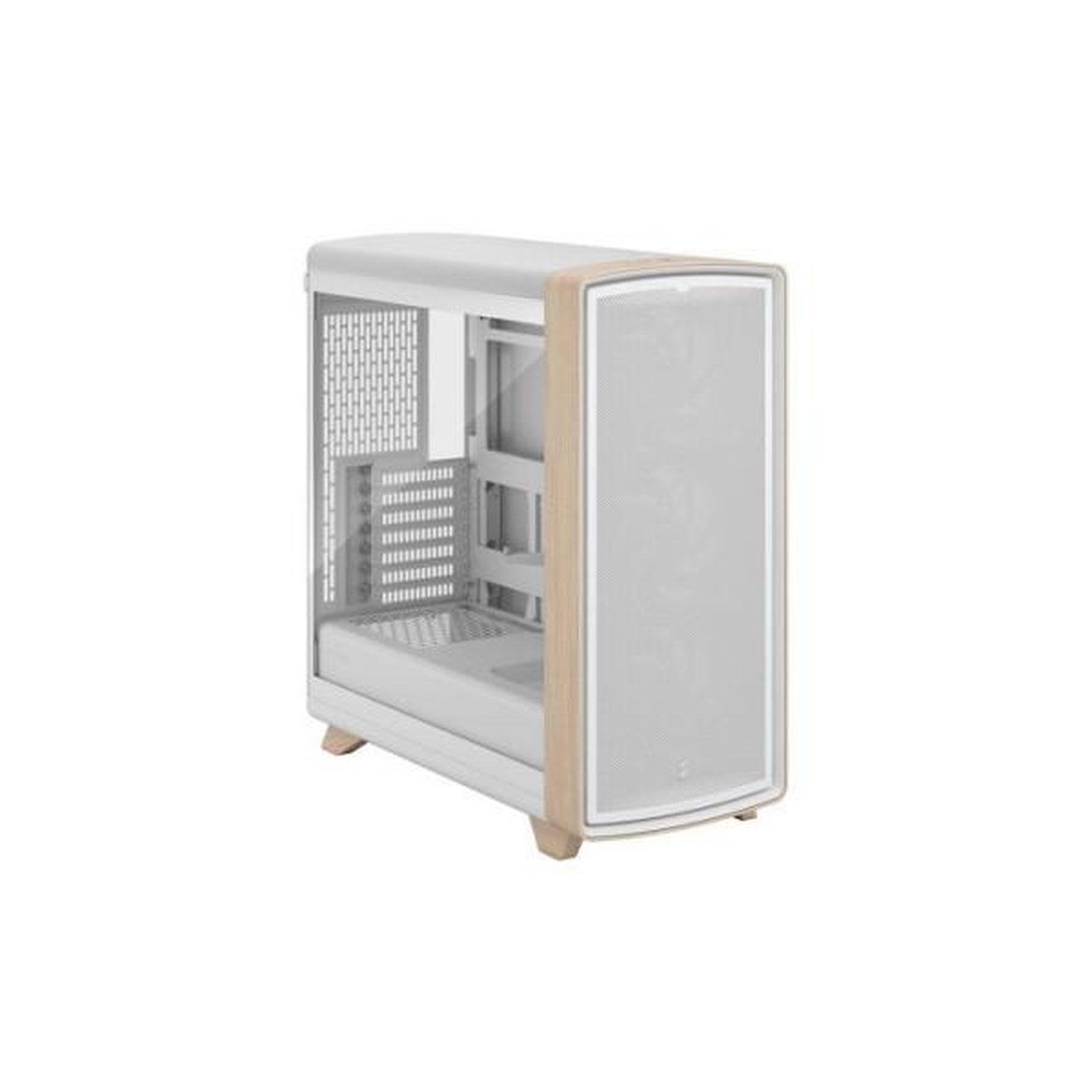 Voir la diapositive 5 : Fractal Design Boîtier PC Moyen Tour - FRACTAL DESIGN - Summit Chalk White TG Clear Tint - Verre trempé - Blanc