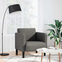 Voir la diapositive 1 : VIDAXL Canape-chaise accoudoirs gris clair 54 cm tissu velours cotele