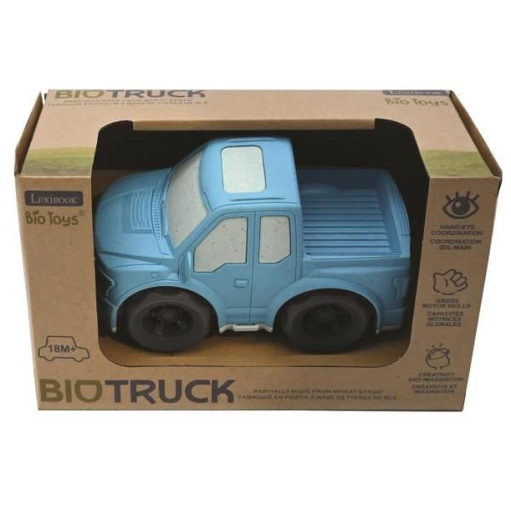 Lexibook Petite voiture - lexibook - pick-up bleu - fibres de blé recyclables - pour bébé de 18 mois et plus