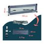 Voir la diapositive 5 : LOOPING Barriere de lit - LOOPING - BL5003G - Rabattable - Gris