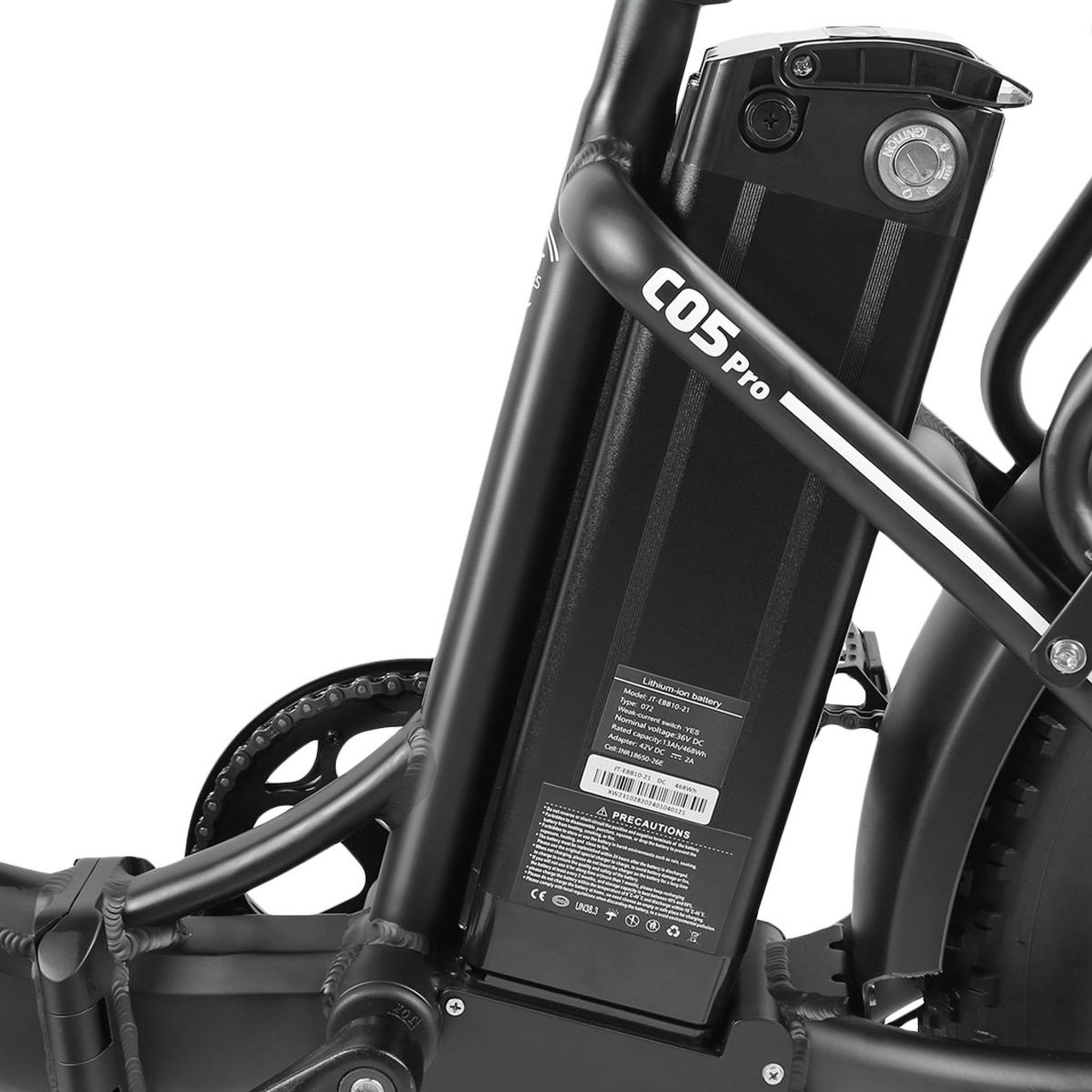 Voir la diapositive 6 : SAMEBIKE Vélo électrique pliable SAMEBIKE C05 Pro, 250 W